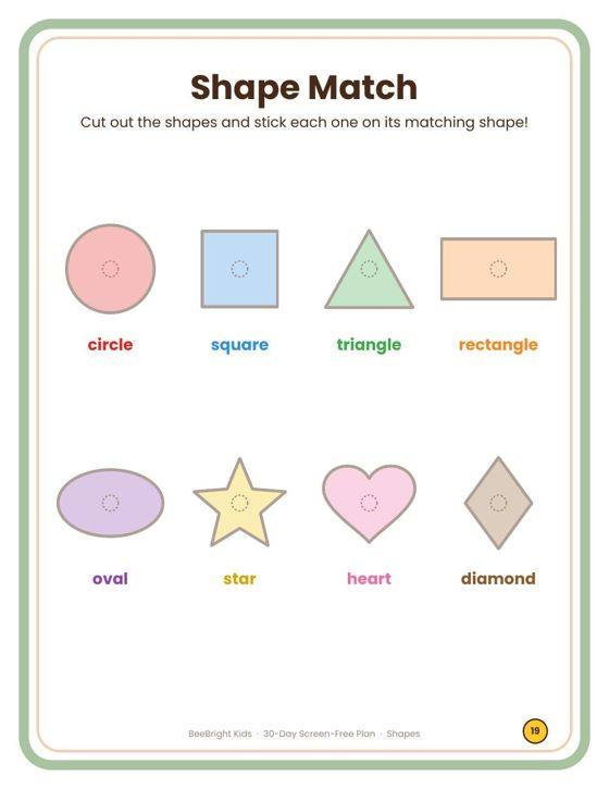 Shape Match page