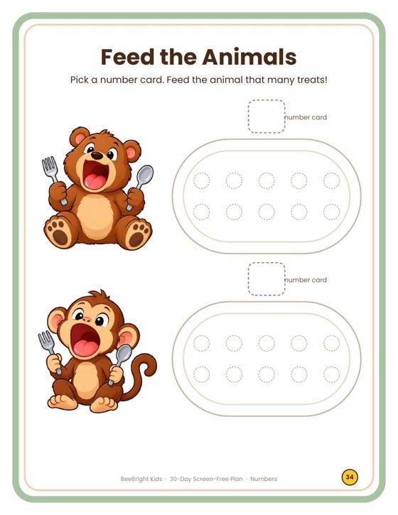 Feed the Animals page