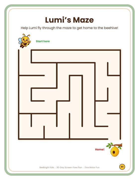 Lumi’s Maze page