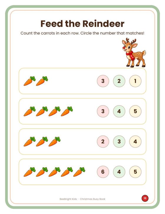 Feed the Reindeer page