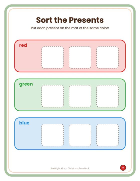 Sort the Presents page