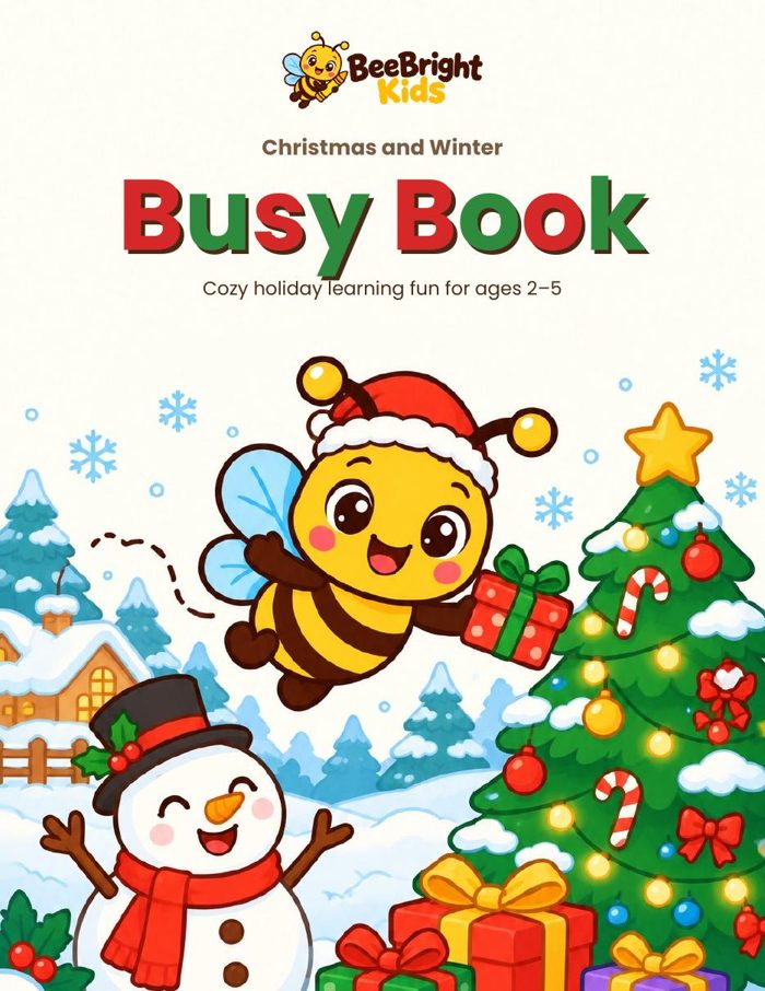 Christmas and Winter Busy Book cover